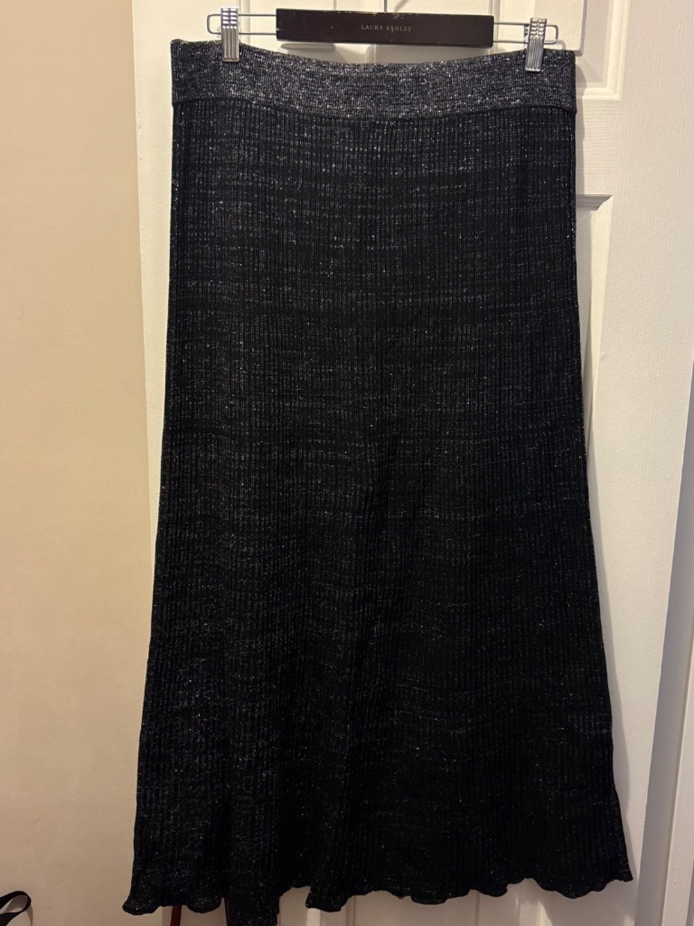 Free People Shine Bright metallic ribbed maxi skirt - Picture 4 of 7